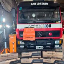Bomberos de San Lorenzo incorporaron nuevo equipamiento para emergencias viales y forestales
