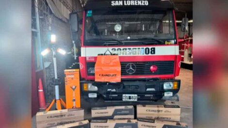 Bomberos de San Lorenzo incorporaron nuevo equipamiento para emergencias viales y forestales
