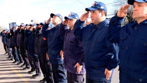 La Asociación de Bomberos Voluntarios de Olavarría celebró su 77° aniversario