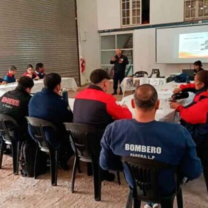Bomberos Voluntarios de Parera fue sede de una capacitación regional