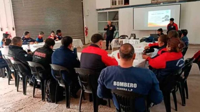 Bomberos Voluntarios de Parera fue sede de una capacitación regional
