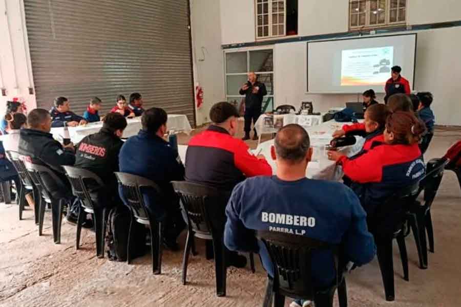 Bomberos Voluntarios de Parera fue sede de una capacitación regional