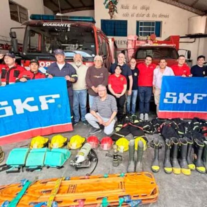 Bomberos de Diamante recibió una importante donación de equipamiento