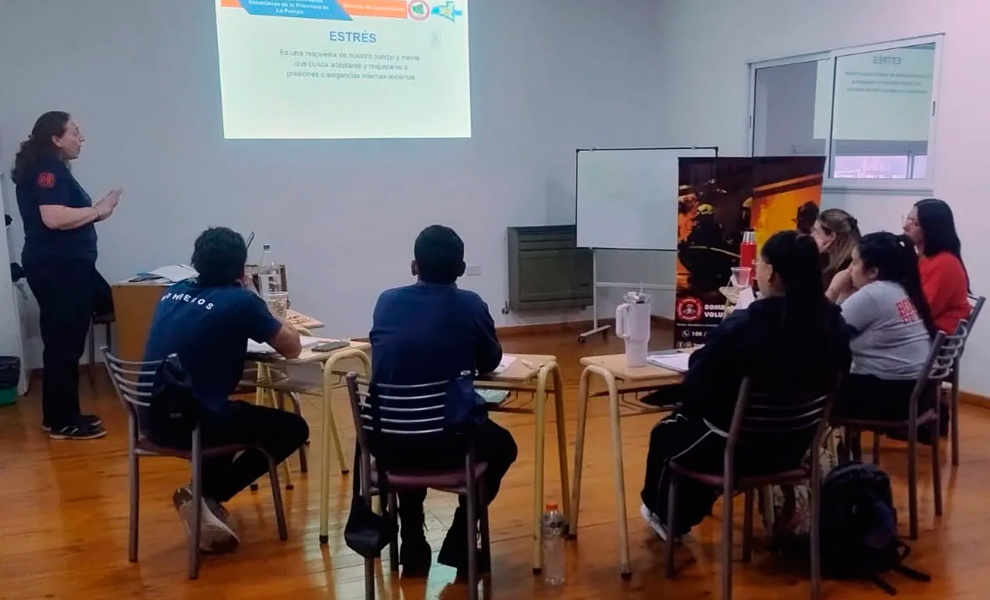 Realicó fue sede de una jornada de formación regional para aspirantes a bomberos voluntarios de la Zona 1 de La Pampa.