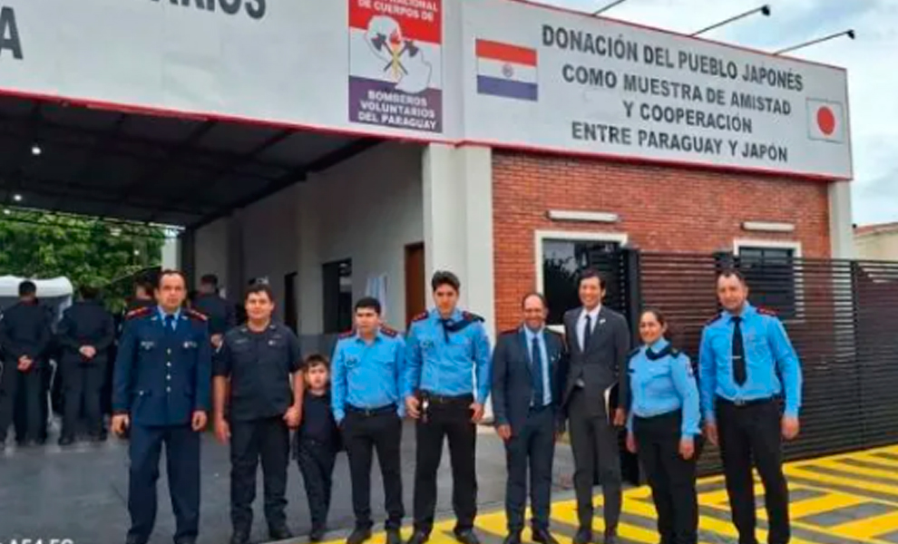 Bomberos Voluntarios de Tomás Romero Pereira inauguraron su nuevo y moderno cuartel