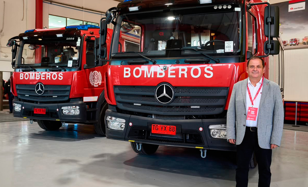 La firma austriaca Rosenbauer inauguró su primera filial y taller propio en Chile