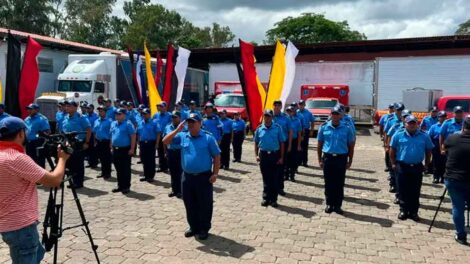 La Academia Nacional de Bomberos de Nicaragua inició nuevos cursos
