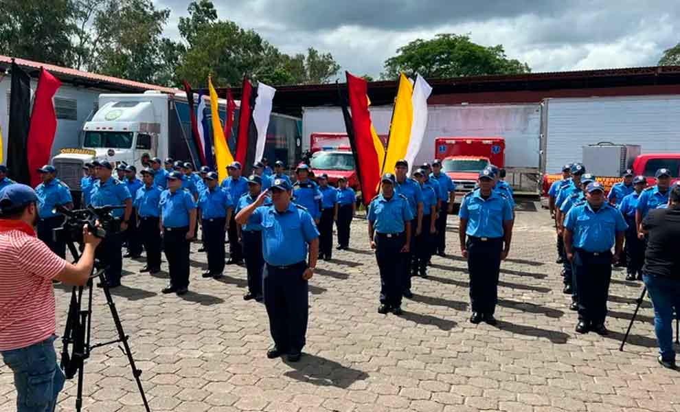 La Academia Nacional de Bomberos de Nicaragua inició nuevos cursos
