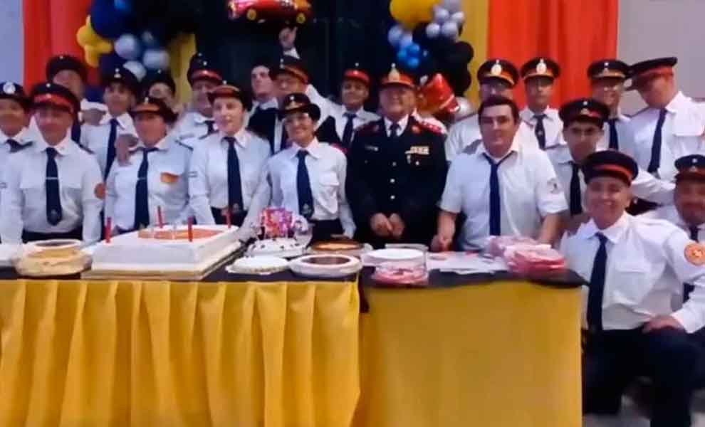 Los Bomberos Voluntarios de El Maitén celebraron 33 años de servicio