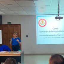 Curso de Sumarios Administrativos para las Regionales Operativas N° 1 y 2