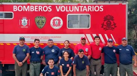 Bomberos se capacitaron en la gestión de comunicaciones y coordinación de emergencias