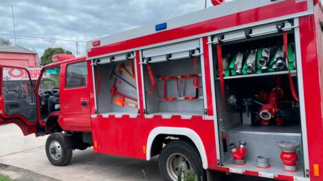 Los Bomberos Voluntarios de Juan Bautista Alberdi incorporaron una nueva unidad