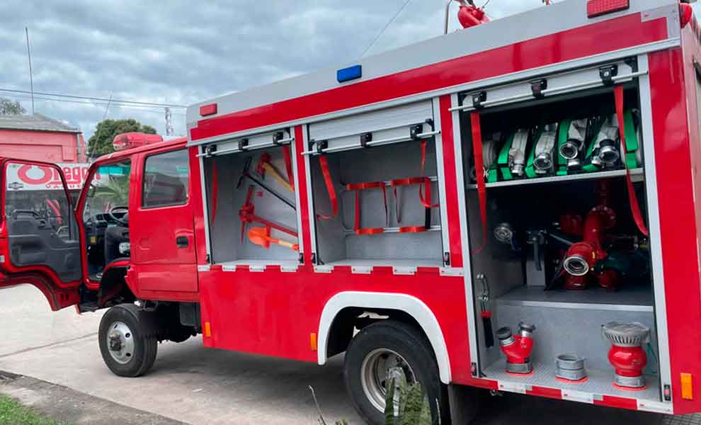 Los Bomberos Voluntarios de Juan Bautista Alberdi incorporaron una nueva unidad