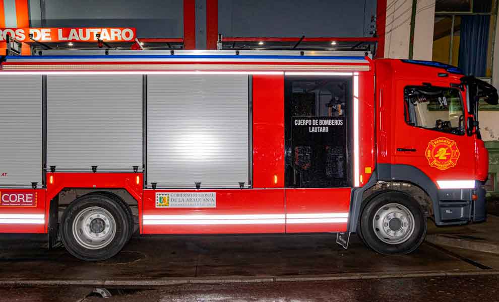 La Segunda Compañía de Bomberos de Lautaro incorporó una moderna unidad