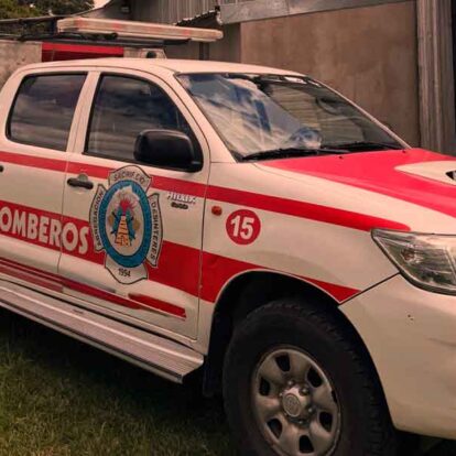 Bomberos Voluntarios de Pueblo Andino sumaron una unidad Toyota Hilux