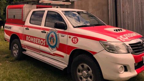 Bomberos Voluntarios de Pueblo Andino sumaron una unidad Toyota Hilux