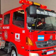 El Gobierno de Japón donó una autobomba a los Bomberos Voluntarios de Ciudad Perico en Jujuy