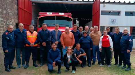 Bomberos Voluntarios de Santa Rosa de Calchines recuperó su operatividad