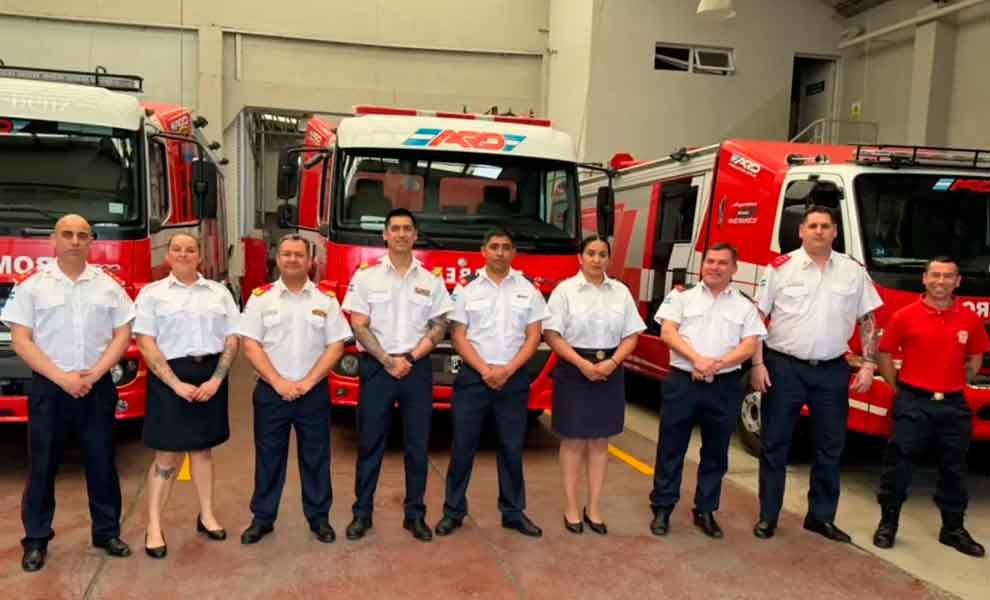 Bomberos Voluntarios de Puerto Madryn fue sede de una mesa de exámenes para ascensos